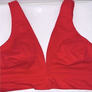 Victoria’s Secret V Neck Red Large Bra